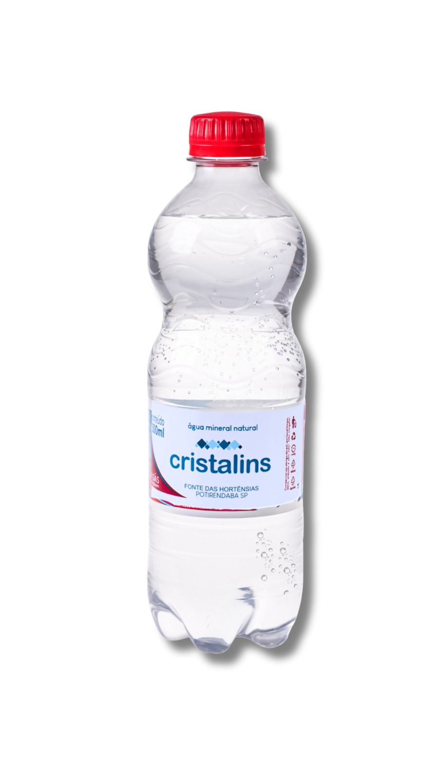 Água mineral com gás Cristalins 510 ml