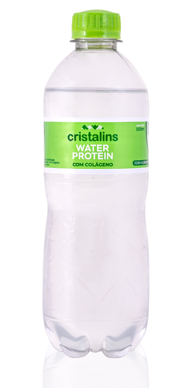 Cristalins Water Protein com colágeno, 500 ml